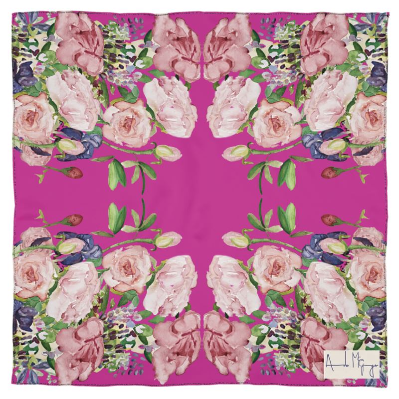 Pink Blush Silk Scarf *